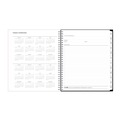 Notebooks & Pads | Blue Sky 100004 10 in. x 8 in. 12-Month (Jan-Dec 2026) Analeis Monthly Planner - White/Black/Coral Cover image number 3