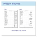 Sheet Protectors | C-Line 05587 11 in. x 8.5 in. 2 in. Heavy Sheet Protectors with Index Tabs - Clear Tabs (1-Set) image number 1