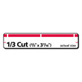 Dividers & Tabs | Avery 05066 0.66 in. x 3.44 in. Permanent TrueBlock File Folder Labels with Sure Feed Technology - White (30/Sheet, 50 Sheets/Box) image number 2