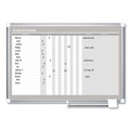 White Boards | MasterVision GA01110830 36 in. x 24 in. In-Out Magnetic Dry Erase Board - Silver Frame image number 1