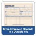 File Folders | TOPS 3280 Letter Size Straight Tab Employee Record Master File Jacket - Manila (20/Pack) image number 3
