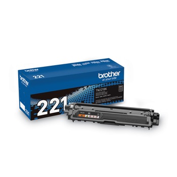 Brother TN221BK 2500 Page-Yield Toner - Black