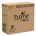 Food Service | SOLO DM8R-0090 Bare Eco-Forward 4.6 in. Diameter x 1.8 in. h 8 oz ProPlanet Seal Plastic RPET Deli Containers - Clear (500/Carton) image number 4