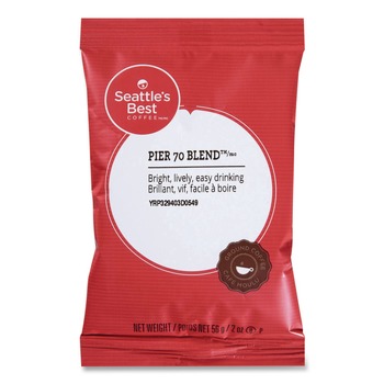 PRODUCTS | Seattle's Best 12420869 2 oz. Premeasured Coffee Packs - Pier 70 Blend (18/Box)