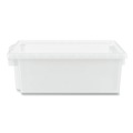 Boxes & Bins | HON HFMBIN6 Flagship 12.75 in. x 16 in. x 6 in. 1 Section Storage Bins - Translucent White image number 3