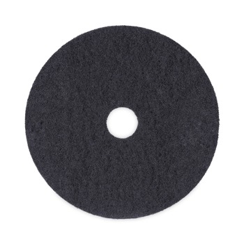 Boardwalk BWK4020BLA 20 in. Diameter Stripping Floor Pads - Black (5/Carton)