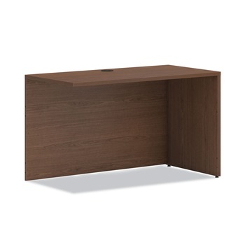 OFFICE DESKS AND WORKSTATIONS | HON HLPLRS4824.LSE1 48 in. x 24 in. x 29 in. Reversible (Left or Right) Mod Return Shell - Sepia Walnut