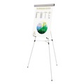 Easels | MasterVision FLX05102MV Adjusts 38 in. to 69 in. High Metal Telescoping Tripod Display Easel - Silver image number 1