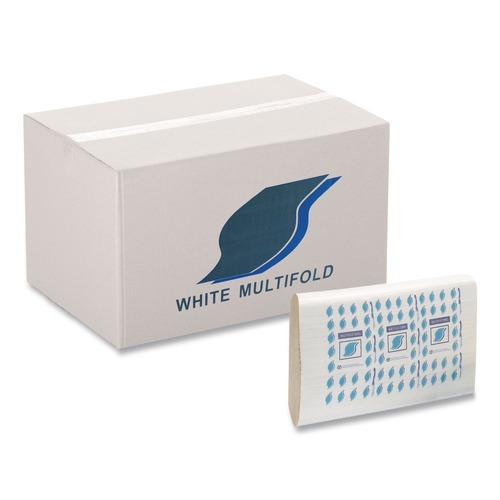 Paper Towels and Napkins | GEN GENSF5000W 9 in. x 9.45 in. Single-Fold Paper Towels - White (4008/Carton) image number 0