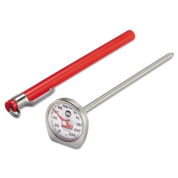 OFFICE AND OFFICE SUPPLIES | Rubbermaid Commercial FGTHP220DS 0 degrees Fahrenheit to 220 degrees Fahrenheit Dishwasher-Safe Industrial-Grade Analog Pocket Thermometer