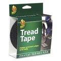 Tape Dispensers | Duck 1027475 2 in. x 5 yards 3 in. Core Tread Tape - Black (1-Roll) image number 0