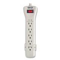 Surge Protectors | Tripp Lite SUPER7 Protect It! 2160 J 7-Outlet Surge Protector with 7 ft. Cord - Light Gray image number 3