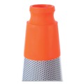 Floor Signs & Safety Signs | Tatco 35500 10.75 in. x 10.75 in. x 28 in. Traffic Cone - Orange/Silver/Black image number 3