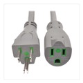 Office Electronics & Batteries | Tripp Lite P024-015-GY-HG Hospital-Grade Extension Cord 15 ft 15 A Gray image number 0