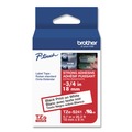 Labels | Brother P-Touch TZES241G 0.7 in. x 26.2 ft. TZe Extra-Strength Adhesive Laminated Labeling Tape - Black on White image number 0