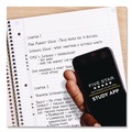 Notebooks & Pads | Five Star 820233F Simple Waves Organic Lines Notebook with Study App, 1-Subject, Med/College Rule, Assorted Cover Color (80) 11 x 8.5 Sheets image number 1