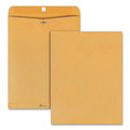Envelopes & Mailers | Quality Park QUA37810 12 in. x 15.5 in. 32 lbs. Bond Weight Kraft #15 1/2 Square Flap Clasp/Gummed Closure Clasp Envelope - Brown Kraft (100/Box) image number 1