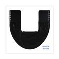 Office Chair Mats | Boardwalk PSCM-P-000I006M-00-21430 22 in. x 22 in. Rubber Commode Mat 2.0 - Black (6/Carton) image number 6