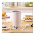 Cups and Lids | SOLO 420RC-PLANET Recycled Content PCF Paper Hot Cups ProPlanet Seal 20 oz White/Blue 600/Carton image number 5