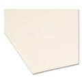 File Folders | Smead 10376 0.75 in. Expansion 2/5-Cut Tab Reinforced Guide Height File Folders - Letter Size/Manila (100/Box) image number 3