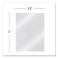 Binding Covers | GBC 2020025 11 in. x 8.5 in. Clear View Punched Presentation Covers for Binding Systems - Clear (100/Box) image number 3