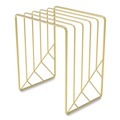 Desktop Organizers | U Brands 3940U00-01 Vena Metal Desktop Organization Kit - Gold (3-Piece/Kit) image number 5