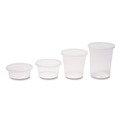 Food Trays, Containers, and Lids | GEN TD40008E 8 oz. Plastic Deli Containers with Lid - Clear (240/Carton) image number 4