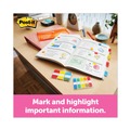 Page Flags | Post-it Flags 683-5CF Page Flags in Portable Dispenser - Assorted Primary (100/Pack) image number 4