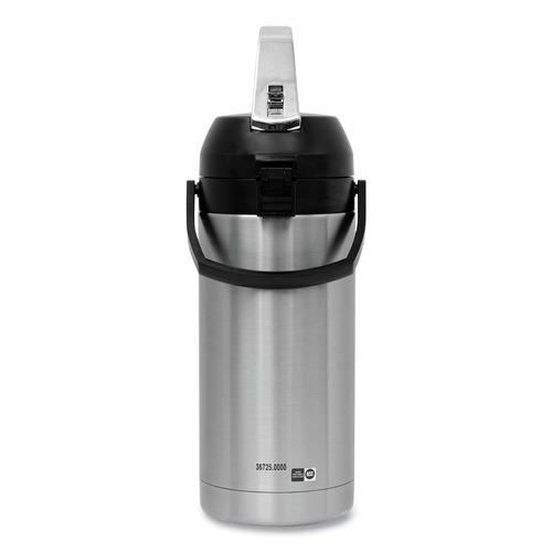 Coffee and Coffee Supplies | BUNN 36725 3.79 Lever Action Airpot - Silver/Black image number 0
