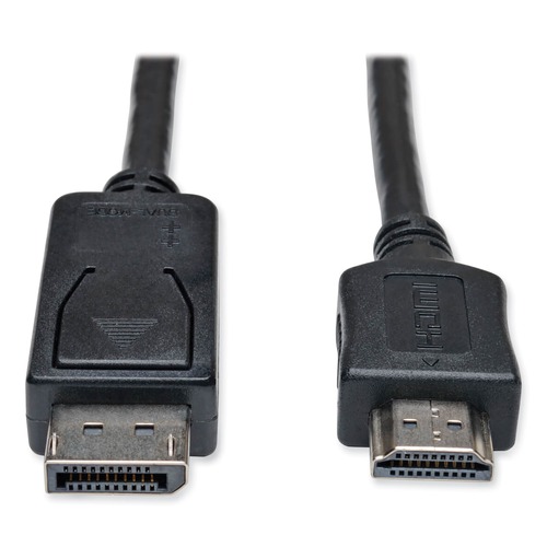 Electronic Adapters & Chargers | Tripp Lite P582-003 3 ft. DisplayPort to HDMI Adapter Cable - Black image number 0