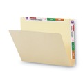File Folders | Smead 24190 Straight Tabs Letter Size 0.75 in. Expansion Heavyweight End Tab Conversion File Folders - Manila (100/Box) image number 1