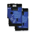 Label Makers | Brother P-Touch TC10 TC 0.47 in. x 25.2 ft. Tape Cartridges for P-Touch Labelers - Black on Clear (2/Pack) image number 1
