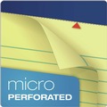 Notebooks & Pads | Ampad 20-222 8.5 in. x 11.75 in. Perforated Writing Pads - Narrow, Canary Yellow (1-Dozen) image number 3
