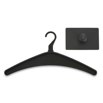 JUST LAUNCHED | Quartet 2015M Magnetic Coat Hook Metal with Heavy-Duty Hanger - Black