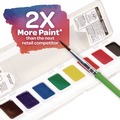 Watercolors | Crayola 530525 Washable Watercolor Paint Palette Tray - 8 Assorted Colors image number 4