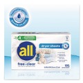 Cleaners & Chemicals | Dial 72613 47362 Free Clear Dryer Sheets - Fragrance Free (6/Carton) image number 2