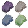 Desk Shelves | Advantus 75338 40 Sheet Capacity Wall Clips for Fabric Panels - Assorted Metallic Colors (20/Box) image number 1