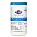 Hand Wipes | Clorox Healthcare 30577 6 in. x 5 in. 1-Ply Bleach Germicidal Wipes - Unscented, White image number 0