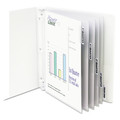 Sheet Protectors | C-Line 05557 11 in. x 8.5 in. 2 in. Heavy Sheet Protectors with Index Tabs - Clear Tabs (1-Set) image number 2
