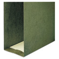 File Folders | Smead 64239 1 in. Capacity Letter Size Box Bottom Hanging File Folders - Standard Green (25/Box) image number 1