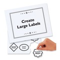 Labels | Avery 06465 8.5 in. x 11 in. Inkjet/Laser Printers Removable Multi-Use Labels - White (25/Pack) image number 6