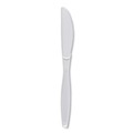 Cutlery | Boardwalk BWKKNIFEHWPPWH Heavyweight Polypropylene Knife - White (1000/Carton) image number 1