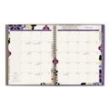 Notebooks & Pads | AT-A-GLANCE 122-905 12-Month (Jan to Dec): 2026 11 in. x 8.5 in. Geometric Artwork Vienna Weekly/Monthly Appointment Book - Purple/Tan Cover image number 3