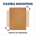  | Quartet 303 36 in. x 24 in. Classic Series Cork Bulletin Board - Tan Surface, Oak Fiberboard Frame image number 3