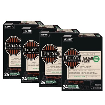 BEVERAGES AND DRINK MIXES | Tully's Coffee 5000330029 Coffee K-Cups - Italian Roast (96/Carton)