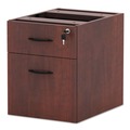 Office Desks & Workstations | Alera ALEVA552222MC 15.63 in. x 20.5 in. x 19.25 in. Valencia Series 2-Drawer Hanging File Pedestal - Cherry image number 2
