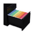 Just Launched | Alera ALEPBBBFBL 14.96 in. x 19.29 in. x 27.75 in. 3-Drawers: Box/Box/File Legal/Letter Left or Right File Pedestal with Full-Length Pull - Black image number 3