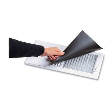 Deflecto MVCX815 8 in. x 15 in. x 0.12 in. Magnetic Vent Covers - White (3/Pack)