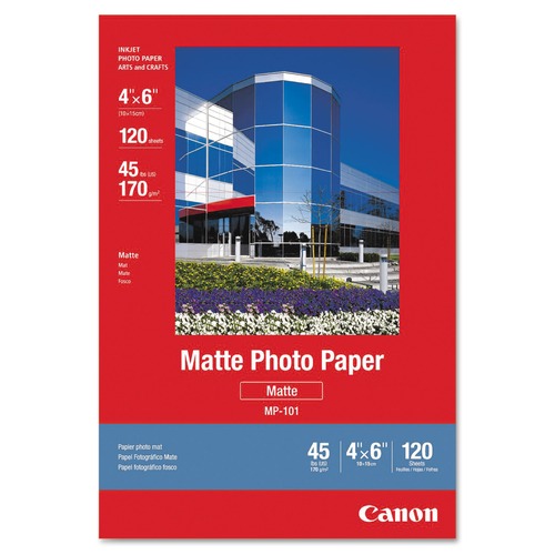 Copy & Printer Paper | Canon 7981A014 4 x 6 Matte Photo Paper - Matte White (120/Pack) image number 0