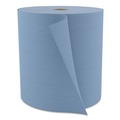 Paper Towels and Napkins | Cascades PRO W802 12 in. x 13 in. Tuff-Job Spunlace Towels Jumbo Roll - Blue (1 Roll/Carton) image number 2